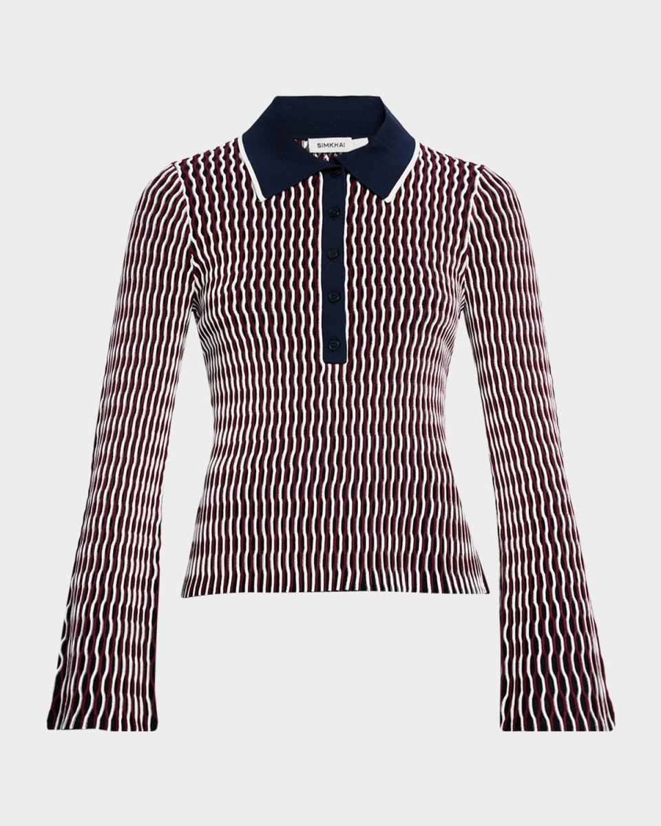 Colleen Long-Sleeve Polo